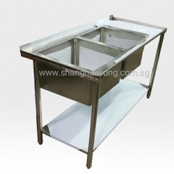 Stainless Steel Double Sink Bowl