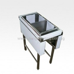 Stainless Steel Mee Rinse Cabinet